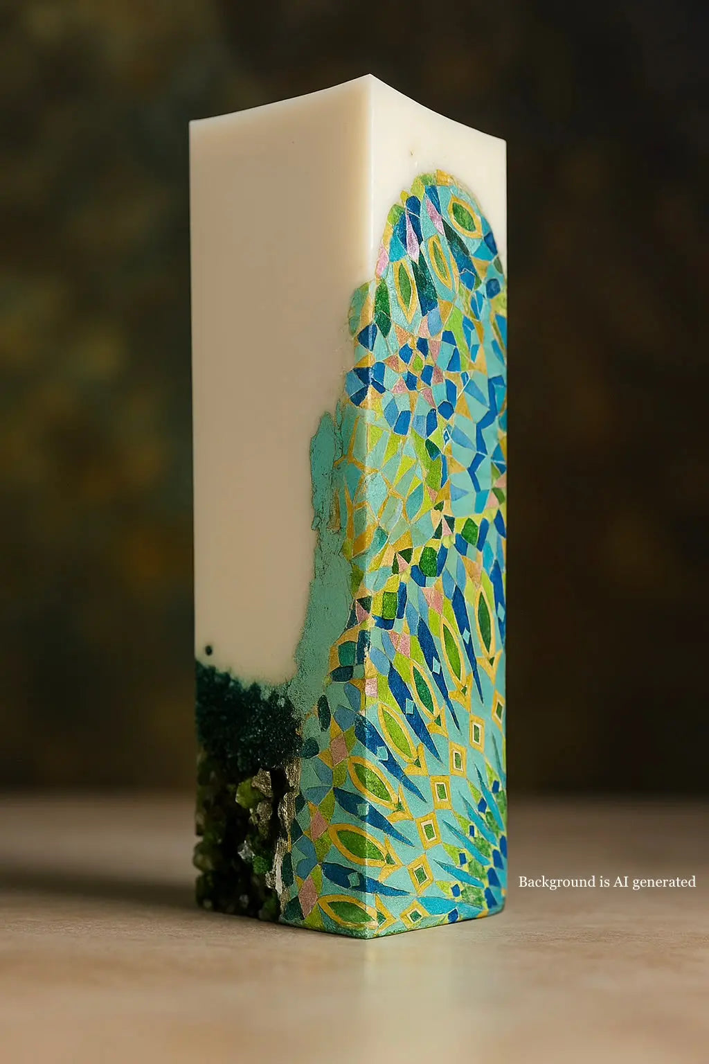 Tanjore Green Candlez