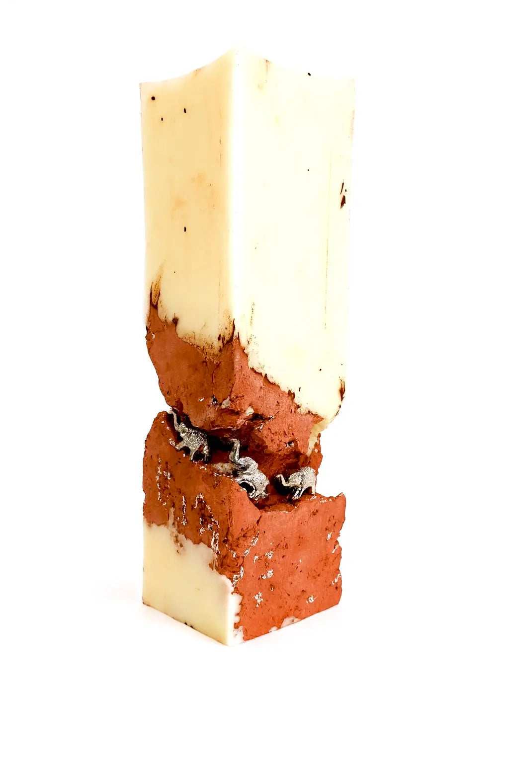 The ascending elephant square CANDLE BY JAYA VIG