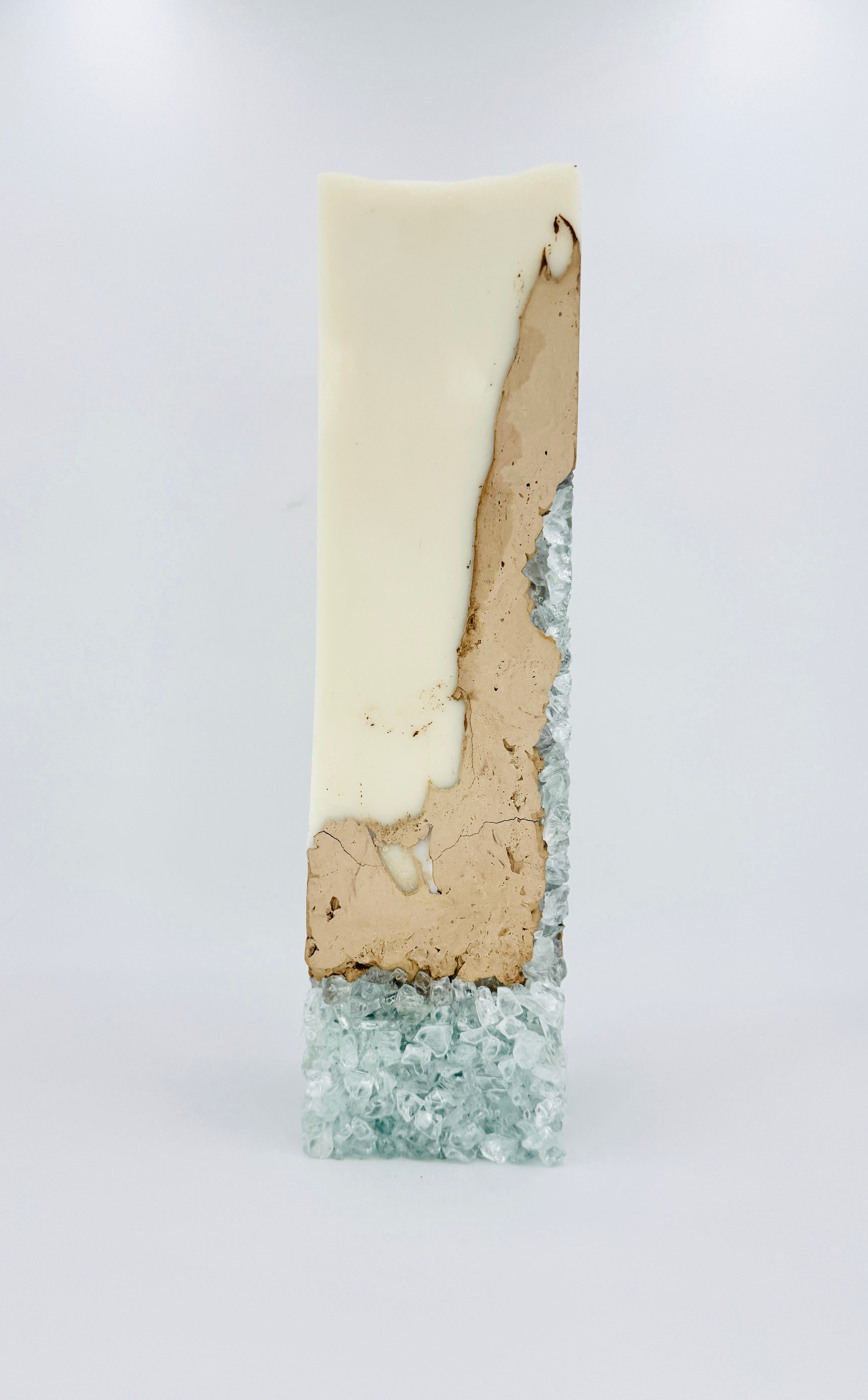 Beige glass