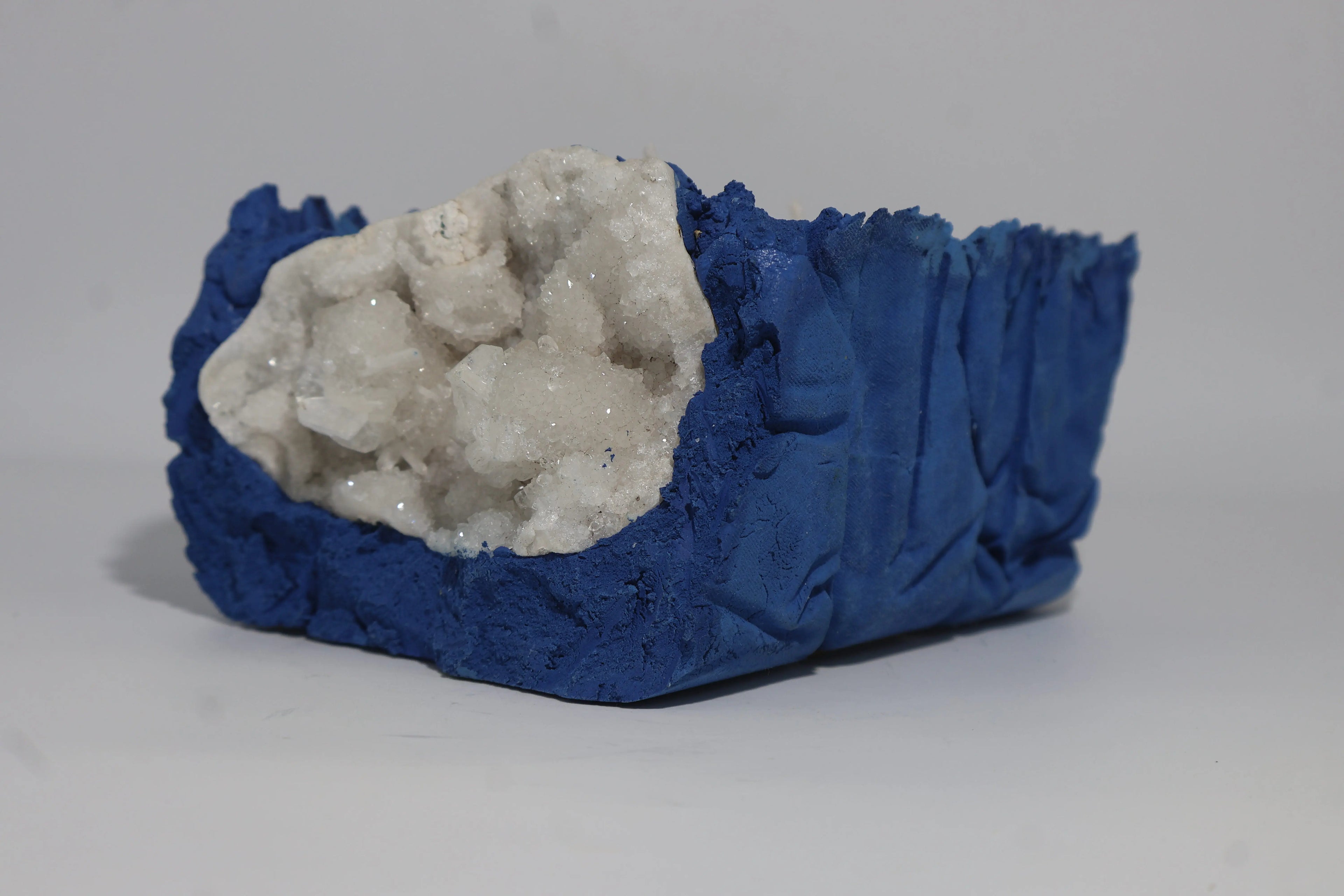 Apophyllite blue CANDLE BY JAYA VIG