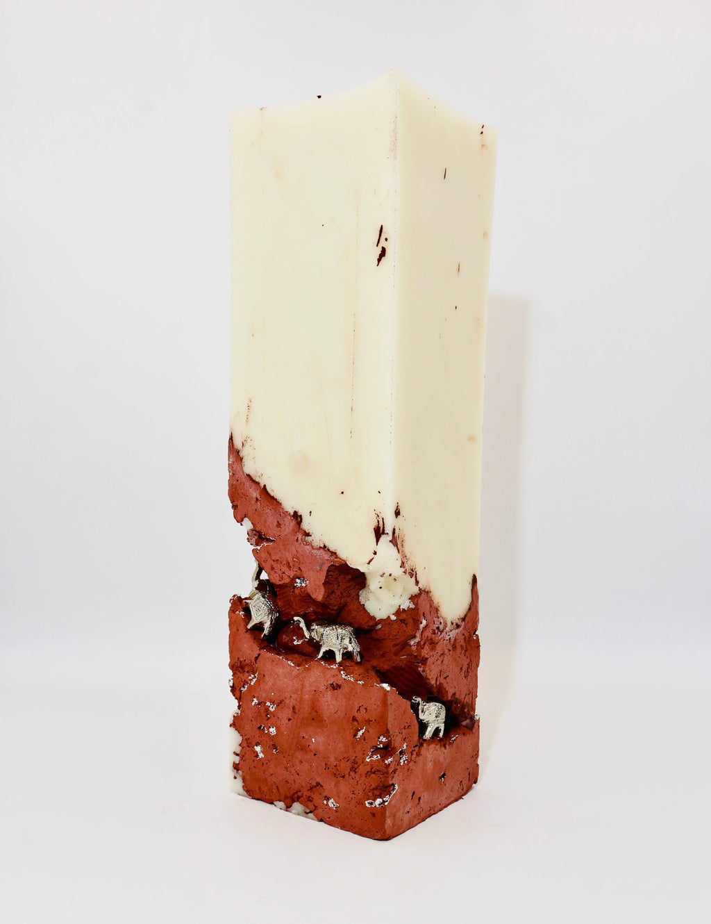 The ascending elephant square CANDLE BY JAYA VIG